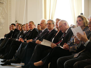 Teilnehmer der Verleihung der Theodor-Heuss-Medaille klein