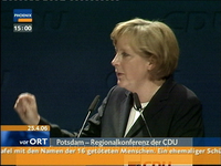 CDU-Regionalkonferenz: Angela Merkel läßt sich vor den Karren der RFID-Lobby spannen